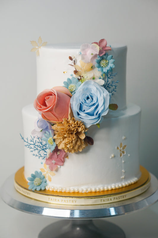 Artsy Floral Cake