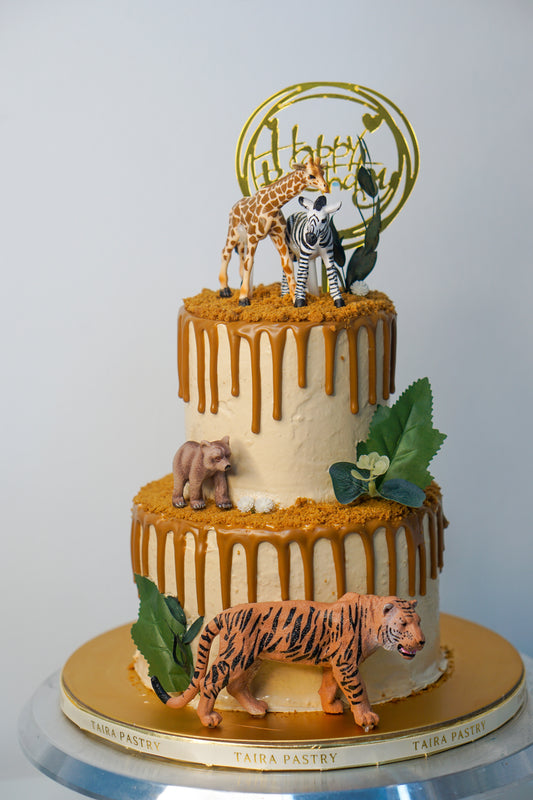 Rustic Safari Cake