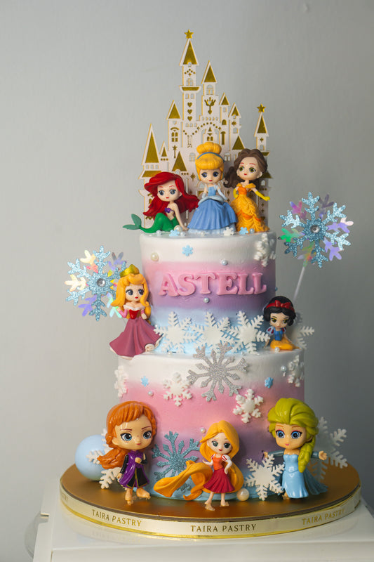 Frozen & Princess Cake