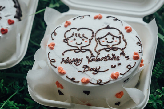 Cute Couple Bento Cake