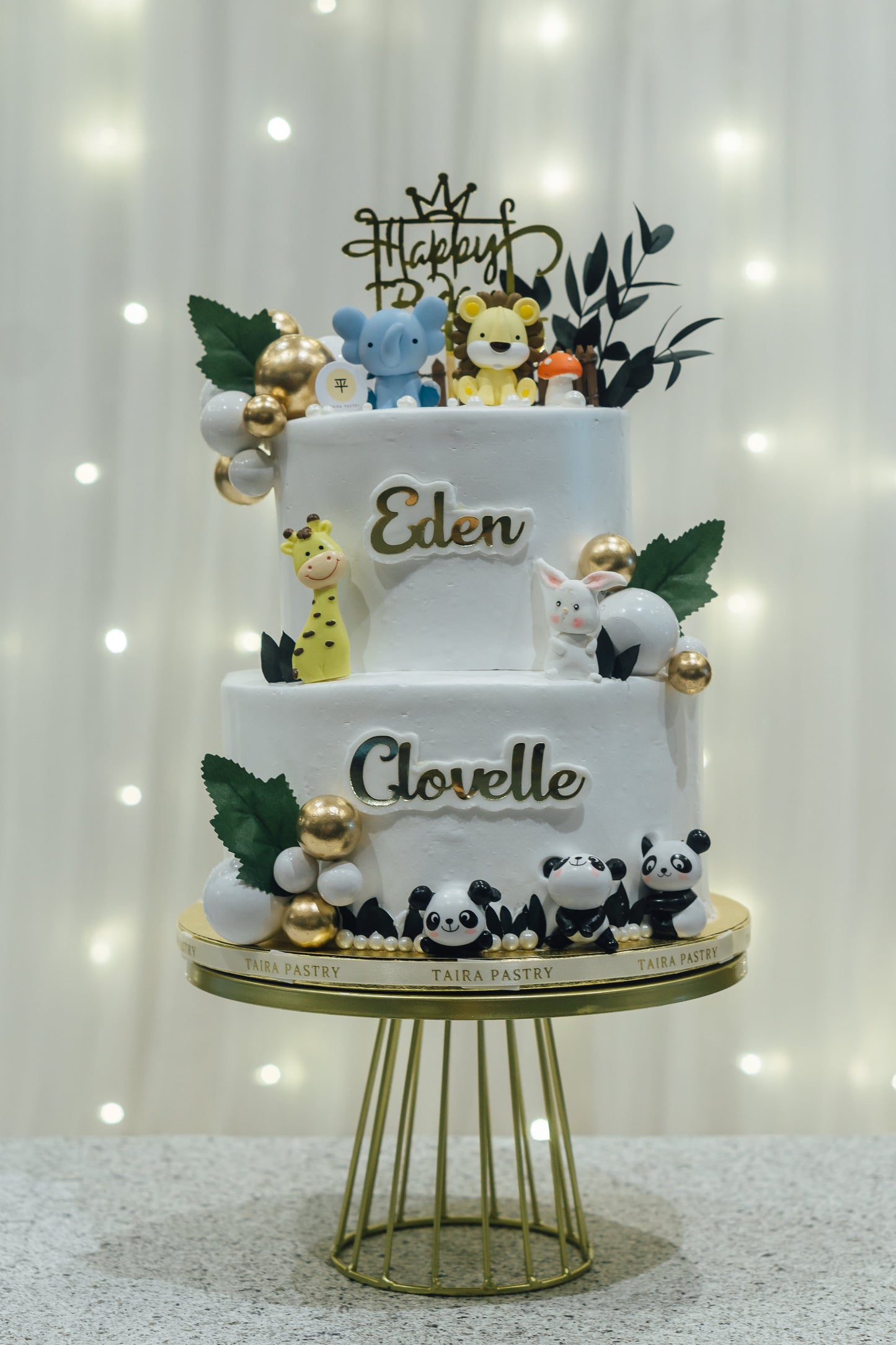 Whimsical Animal Cake