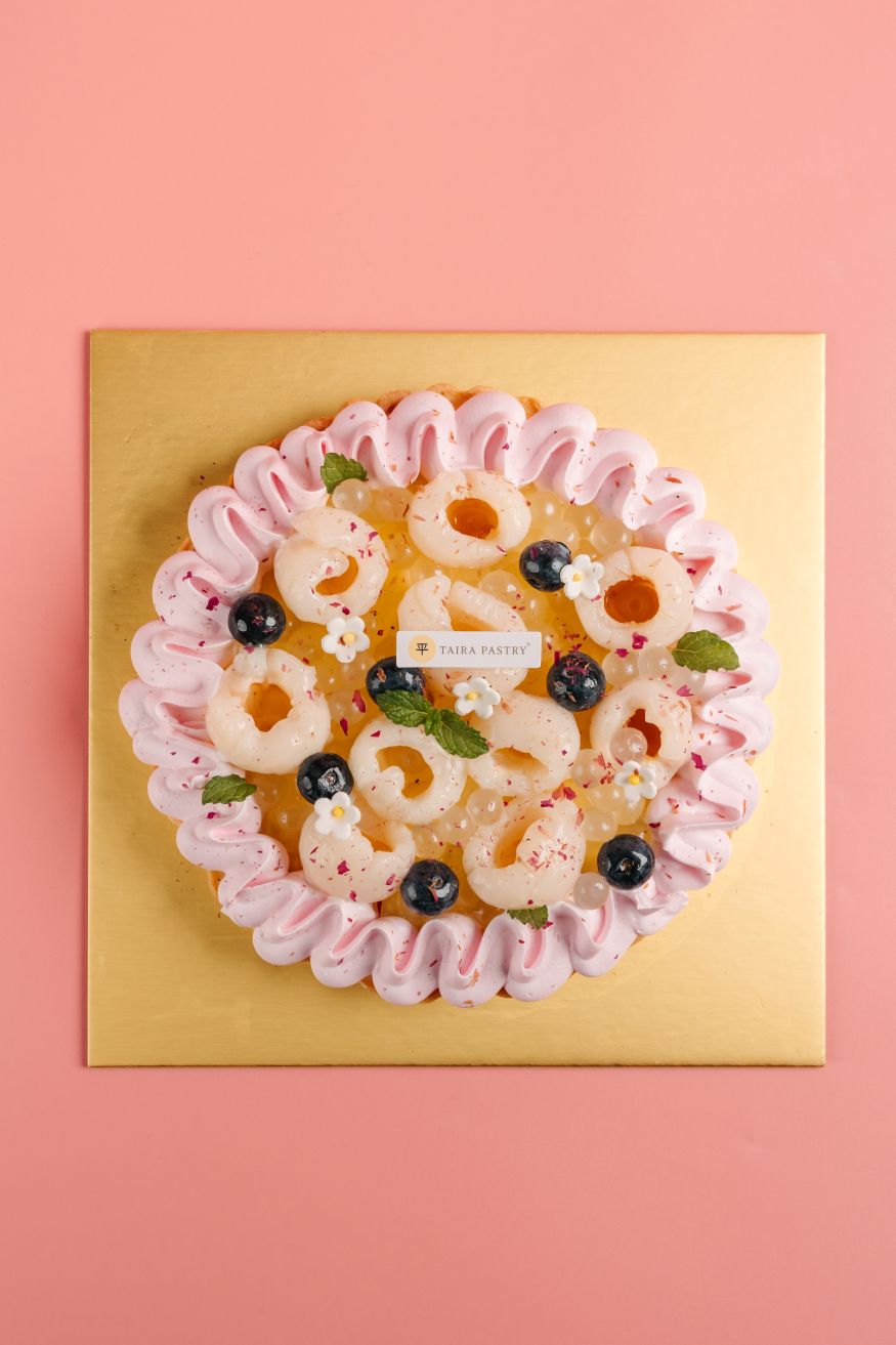 Lychee Rose Tart