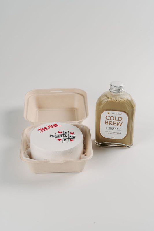 Best Dad Bento Cake + Cold Brew Set