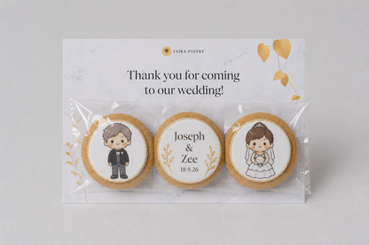 Customised Card Cookies (Door Gifts)